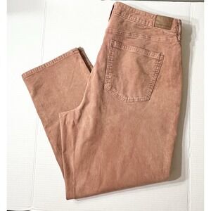 American Eagle Corduroy Pants Women's 18 Rose Mom Straight  Romantic Academia